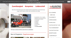 Desktop Screenshot of elektroluckow.de