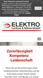 Mobile Screenshot of elektroluckow.de